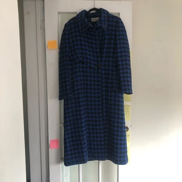 Wool houndstooth coat Raffinati - Picture 2 of 6